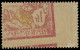 ** FRANCE - Poste - 121, Impression Recto-verso à Cheval: 1f. Merson - Unused Stamps