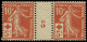 * FRANCE - Poste - 147, Paire Millésime "5": 10+5c. Croix-Rouge - Unused Stamps