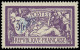 ** FRANCE - Poste - 206c, Centre Très Déplacé: 3f. Merson Violet - Unused Stamps