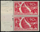 ** FRANCE - Poste - 326a, Paire Dont 1 Ex Impression Sur Raccord: Expo De Paris 1937 - Unused Stamps