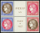** FRANCE - Poste - 348/51, Bloc De 4 Avec Vignette: Pexip 1937 - Neufs