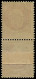 ** FRANCE - Poste - 516, Paire Impression Sur Raccord + Incomplète: 1.50f. Pétain Rose - Unused Stamps