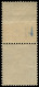 ** FRANCE - Poste - 719Bb, En Paire, 1 Exemplaire Impression Sur Raccord: 5f. Gandon Bleu - Neufs