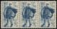 ** FRANCE - Poste - 863, Bande De 3 Dont 1 Exemplaire "TIM" Et 1 Exemplaire "TIMB": Journée Du Timbre 1950 - Unused Stamps