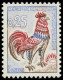 ** FRANCE - Poste - 1331c, Numéro Vert De Roulette Au Dos: 0.25 Coq - Unused Stamps