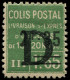 * FRANCE - Colis Postaux - 141, Fond De Sureté Absent, Signé Calves: 2.35f. S. 1.65f. Vert - Mint/Hinged