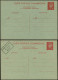 N FRANCE - Entiers Postaux - 512 CP4/5, 2 Cartes Postales: 80c. Rouge S. Vert - Other & Unclassified