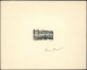 EPA FRANCE - Epreuves D'Artiste - 1059, épreuve D'artiste En Noir, état Sans Légende, Signée Munier: Trianon De Versaill - Artist Proofs