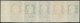 ** FRANCE - Essais De Couleurs - 1591, Bande De 5 Essais De Couleurs Dont Polychrome: 0.50 + 0.10 Marceau - Other & Unclassified