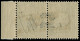 * FRANCE - Guerre - 4, Paire Horizontale, Signée, Bdf: Dunkerque 50c. Mercure - Guerre (timbres De)