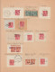 Delcampe - O FRANCE - Guerre - Oblitérations De Fortune 1940, Collection De 85 Pièces Civiles (1 Lettre), Sur Fragments, Classées P - Guerre (timbres De)