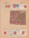 Delcampe - O FRANCE - Guerre - Oblitérations De Fortune 1940, Collection De 85 Pièces Civiles (1 Lettre), Sur Fragments, Classées P - War Stamps
