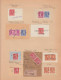 Delcampe - O FRANCE - Guerre - Oblitérations De Fortune 1940, Collection De 85 Pièces Civiles (1 Lettre), Sur Fragments, Classées P - Guerre (timbres De)