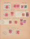Delcampe - O FRANCE - Guerre - Oblitérations De Fortune 1940, Collection De 85 Pièces Civiles (1 Lettre), Sur Fragments, Classées P - War Stamps