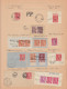 Delcampe - O FRANCE - Guerre - Oblitérations De Fortune 1940, Collection De 85 Pièces Civiles (1 Lettre), Sur Fragments, Classées P - Guerre (timbres De)