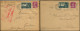 LET FRANCE - 1° Vols - 07/07/37, Paris/Toulouse Et Paris/Perpignan, 2 Enveloppes (1 Avec Cachet Rouge) (Saul 20 B) - First Flight Covers