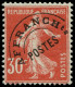 ** FRANCE - Préoblitérés - 58, 30c. Semeuse Rouge - 1893-1947