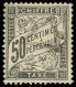 O FRANCE - Taxe - 20, 50c. Noir - 1859-1959 Used