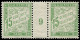 ** FRANCE - Taxe - 30, Paire Millésime "9": 15c. Vert-jaune - 1859-1959 Neufs