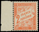 ** FRANCE - Taxe - 41, Signé, Bdf: 2f. Rouge-orange - 1859-1959.. Ungebraucht