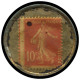 FP FRANCE - Timbres Monnaie - 138, 10c. Semeuse Rouge: "Dames De France - 10 - Nouveautés" (timbre Oxydé - Pub Superbe) - Altri