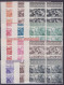 Delcampe - ** COLONIES SERIES - Poste Aérienne - 1946, Tchad Au Rhin, 90 Blocs De 4 Non Dentelés, Complet, Cdf - Ohne Zuordnung