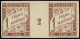 * COLONIES GENERALES - Taxe - 15, Paire Millésime 2: 1f. Marron - Postage Due