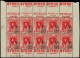 ** ALGERIE - Poste - 158A, Bloc De 10 Issu De Carnet Dont 5 Exemplaires Double Pub "Byrrh"+"Hahn" (Maury) - Unused Stamps