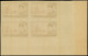 ** ALGERIE - Poste - 286a, Bloc De 4 Non Dentelé, Cd 18/10/50: Colonel Colonna D'Ornano - Unused Stamps