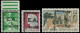 ** ALGERIE "EA" - Poste - Rocher Noir, Surcharge Noire (1/352), Points Carrés: 0.10 - 0.25 - 1.00f, Signés (0.25 Adhéren - Other & Unclassified