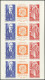 ** ANDORRE - Poste - 225A, Bloc De 4 Triptyque Non Dentelé: De Gaulle - Unused Stamps