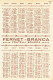 MAUZAN - Calendarietto FERNET BRANCA 1925 - Formato Piccolo : 1921-40