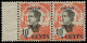 ** CANTON - Poste - 71b, "4" éloigné De Cents Tenant à Normal, Signé: 4c. S. 10c. Rouge - Unused Stamps