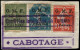 O CILICIE - Poste - 82/84, Sur Fragment, "service Maritime" (83 Défauts) - Used Stamps