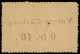 N COTE D'IVOIRE - Poste - 45, Timbre Monnaie Sur Carton, Surcharge Valeur D'échange: 0.10 S. 10c. Rouge-orange - Other & Unclassified