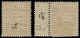 * GRAND LIBAN - Poste - 28a + B, Surcharge Double +   Surcharge Renversée: 1.50pi. S. 30c. Rouge Semeuse - Unused Stamps