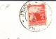 RICCIONE-UN TRATTO DI SPIAGGIA -B/N, VIAGGIATA 1947-Ediz.FABBRI -RICCIONE-TIMBRO POSTE RICCIONE MARINA -Democratica £.4 - Forli