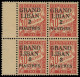 ** GRAND LIBAN - Taxe - 3, Bloc De 4 Dont 1 Ex Petit "G" - Timbres-taxe