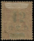 * GUADELOUPE - Poste - 47Ca, Surcharge Renversée, Signé Brun - Unused Stamps