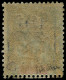 * GUADELOUPE - Poste - 50Af, Abeille Tournée, Cadre Du Haut Absent, Signé Scheller - Unused Stamps