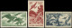 ** GUYANE - Poste Aérienne - 35a/37a, Non Dentelés: Faune - Unused Stamps