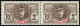 ** HAUT SENEGAL & NIGER - Poste - 2b, Paire Dont 1 Ex 1er "E" Sans Accent: 2c. Brun - Unused Stamps