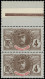 ** HAUT SENEGAL & NIGER - Poste - 3a, Paire Verticale Dont 1 Ex 1er "E" Sans Accent Bdf: 4c. Brun Sur Azuré - Unused Stamps