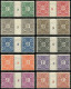 * HAUTE-VOLTA - Taxe - 11/20, 10 Paires Millésime "8", Complet - Timbres-taxe