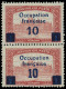 ** HONGRIE OCC.FRANCE - ARAD - Poste - 39aa, Type I Et II Se Tenant Sans Surcharge "KOLTARSAJAG": 10c. Sur 1k. Carmin - Unused Stamps