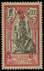 ** INDE FRANCAISE - Poste - 47db, Double Surcharge Variété "e" Pour "c": 5 S. 10c. Rose Croix-Rouge - Other & Unclassified