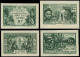 (*) INDE FRANCAISE - Poste - 105/08, 4 épreuves Petits Formats Gravés En Vert: Expo De 1931 - Neufs