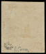 (*) INDOCHINE - Poste - 40a, Non Dentelé, Signé Brun & Roumet: 10f. Rouge S. Vert-bleu - Unused Stamps