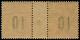 ** INDOCHINE - Poste - 64, Paire Millésime "4" - Unused Stamps