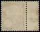 O INDOCHINE - Poste - 111a, Double Impression Du Noir, 11c. +12c. Signé - Used Stamps